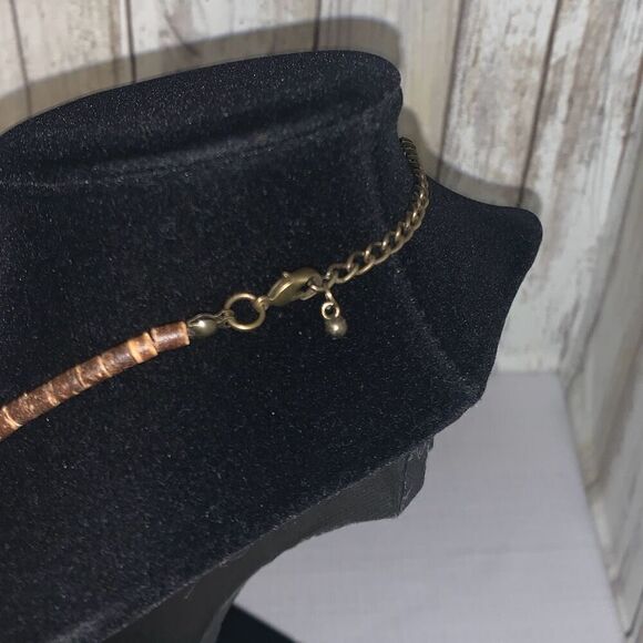 Vintage Tribal Native Boho Long Chunky Beaded Long Necklace 36”-39” Adjustable - Picture 7 of 12